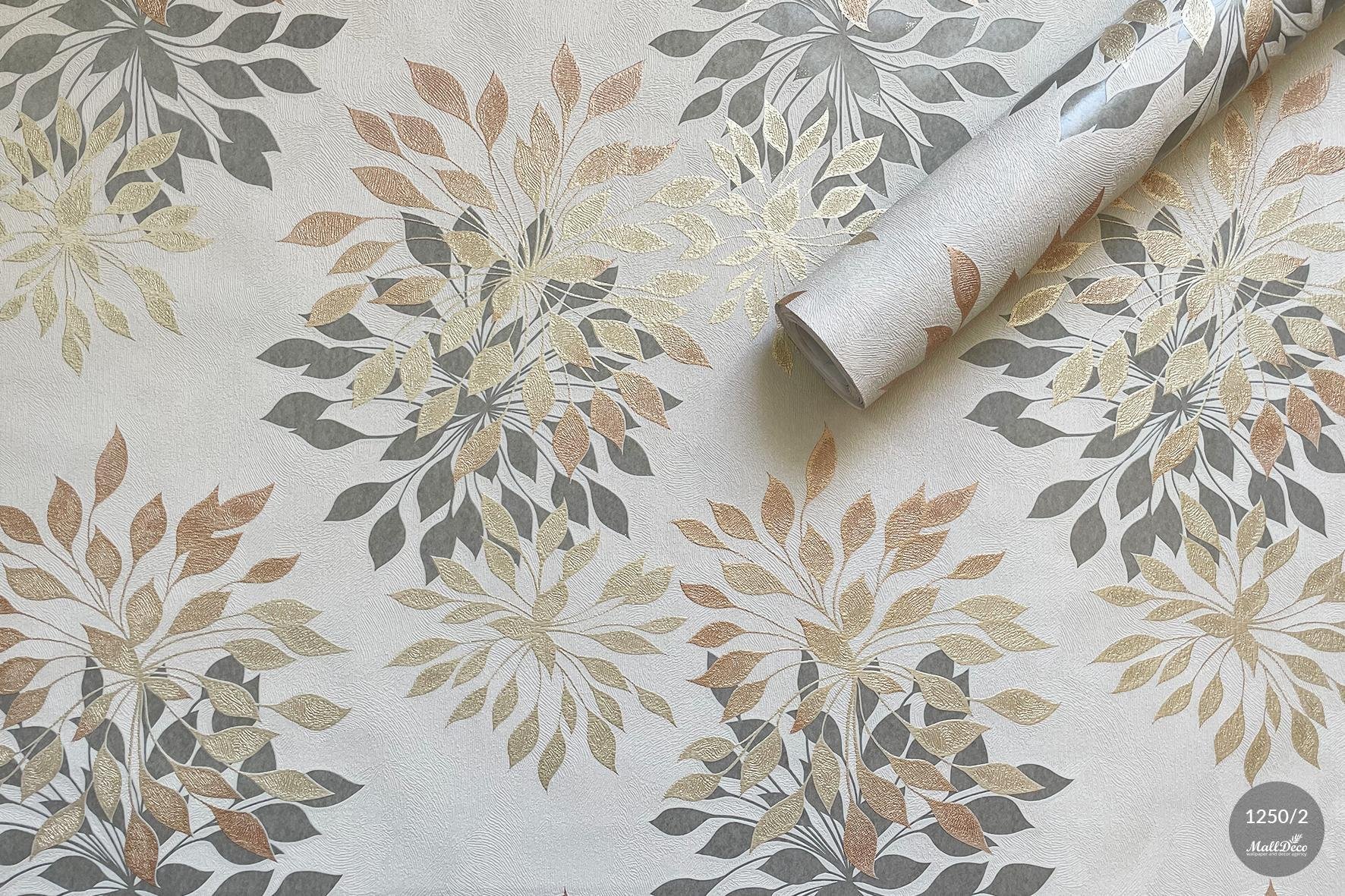 MallDeco TAPETA WINYLOWA MODEL COLIBRI DCOR, BEŻOWA