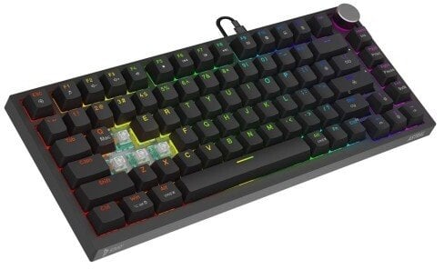 Savio ASTRAL BLACK JADE klawiatura Gaming USB QWERTY Amerykański międzynarodowy Czarny