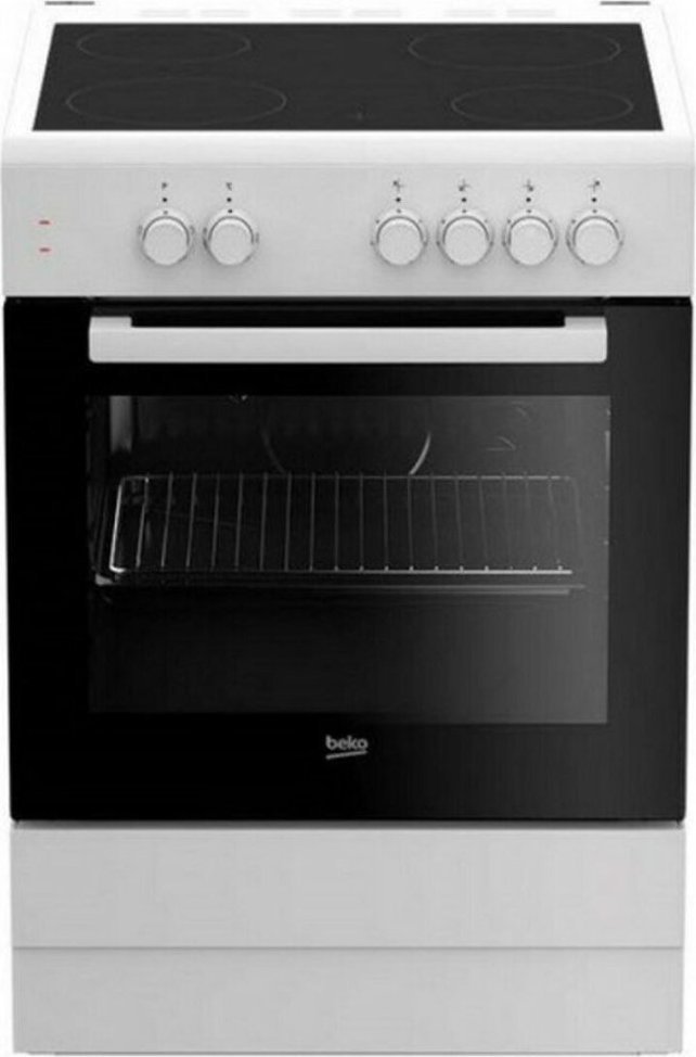 Kuchenka Beko Kuchenka z piekarnikiem i płytą ceramiczną BEKO FSS67000GW 71 L 60 cm Biały