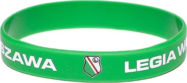 Legia Warszawa opaska silikonowa na rękę ZIELONA