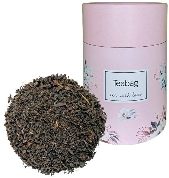 Czarna herbata Teabag Earl Grey 50g - Różowa tuba