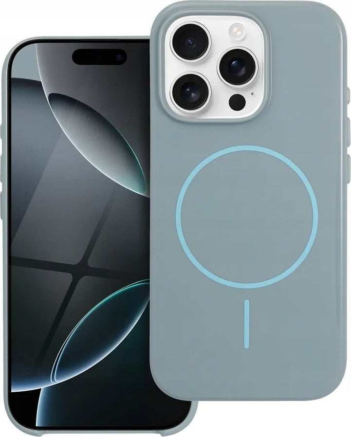 Premium Glossy Mag Cover kompatybilny z MagSafe i Camera Control button pasuje do IPHONE 16 PLUS miętowy