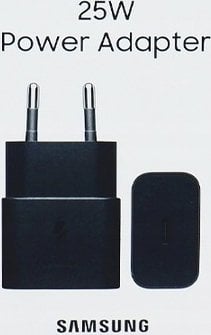 Ładowarka Samsung Samsung Type C Hzlı Şarj Adaptör 25W Syh Smartfon Czarny USB Szybkie ładowanie