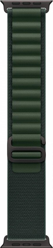 Apple 49mm Dark Green Alpine Loop - Small - Black Titanium Finish