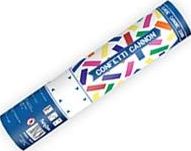 Party Deco Tuba strzelająca konfetti, kolorowe paski, 20 cm uniwersalny