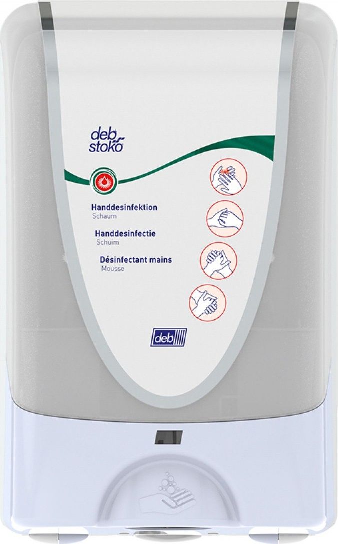 Dozownik do mydła DEB Bezdotykowy dozownik pianowego środka dezynfekcyjnego Instant Foam biały