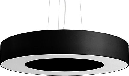 Lampa wisząca Lumes Czarny nowoczesny żyrandol z regulacją - EX693-Saturni