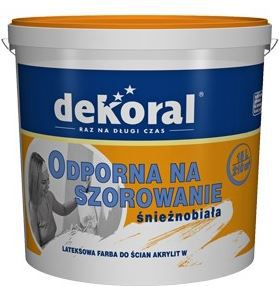 Dekoral Akrylit W biała 10L