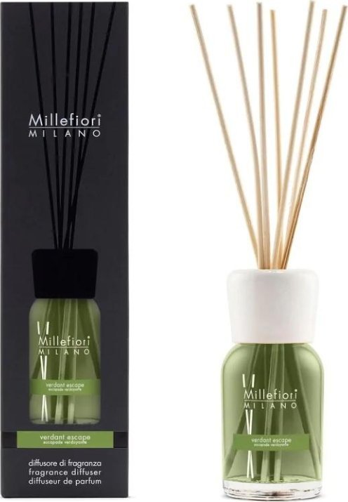 Dyfuzor zapachowy Grupa Zachodnia MM MILLEFIORI MILANO Pałeczki zapachowe 100 ml Verdant Escape