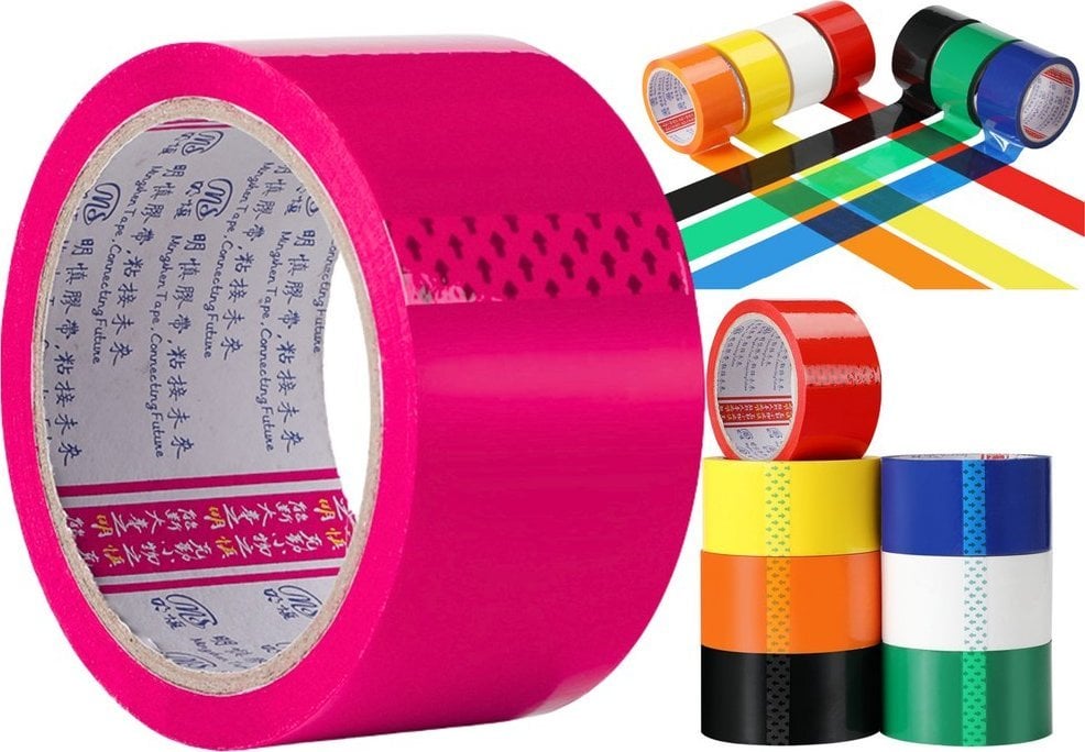 Taśma Pakowa Akrylowa Różowa 48/50Y