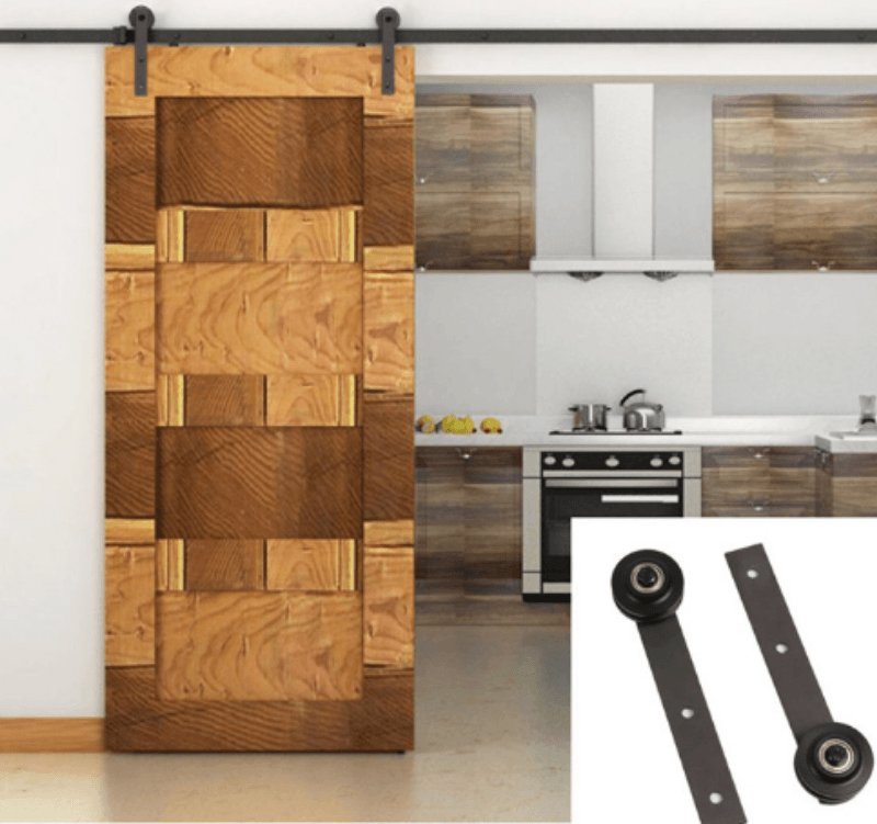 Bonmario System drzwi przesuwnych typu BARNDOOR wzór: prosty bez drzwi