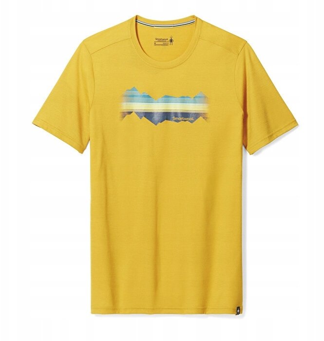 Smartwool U'S Mountain Horizon Graphic Short Sleeve Tee Slim Fit, K11, S