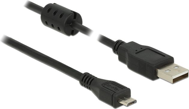 Kabel USB Delock USB-A - microUSB 2 m Czarny (84903)