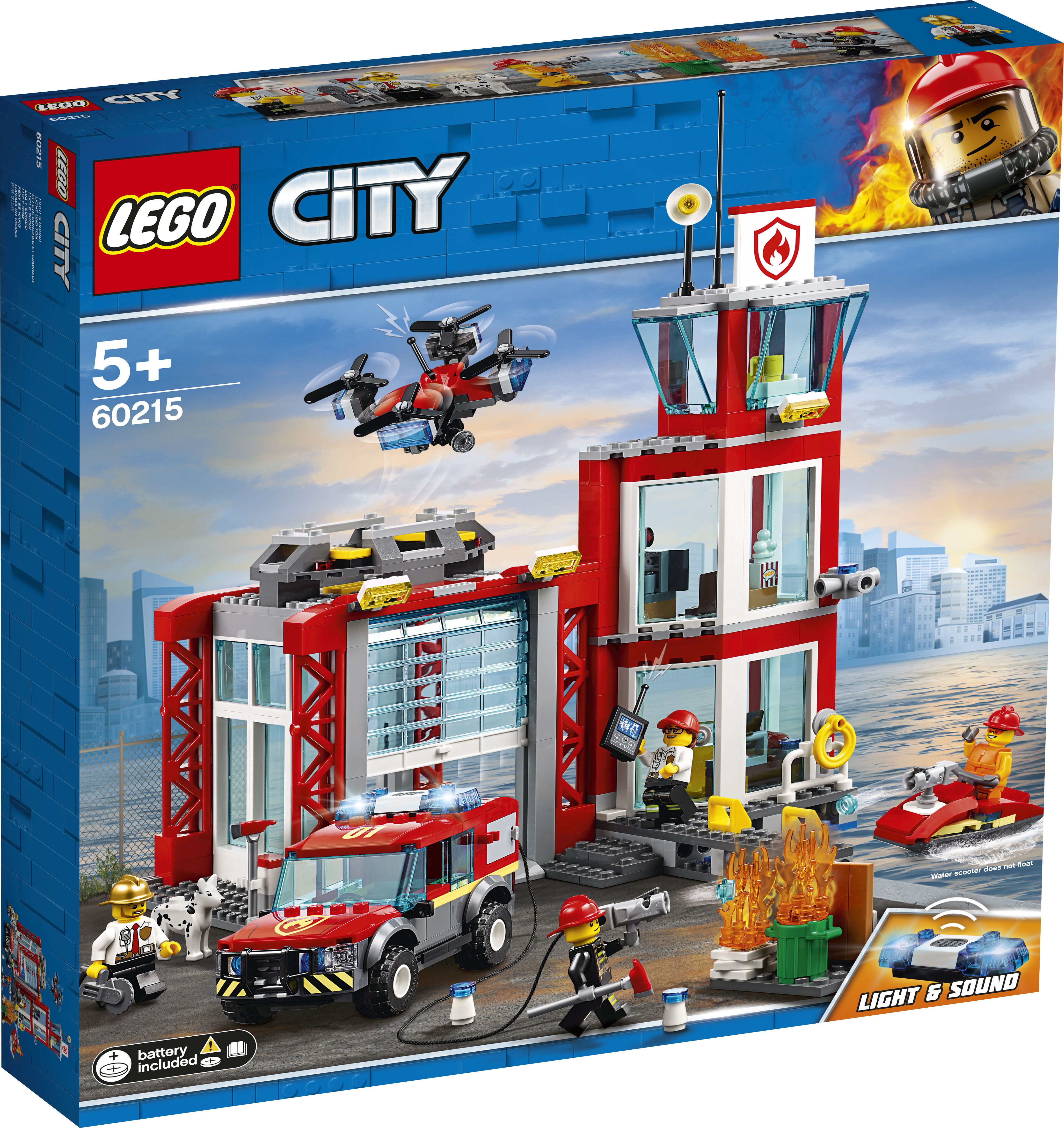 LEGO City Remiza strażacka (60215)