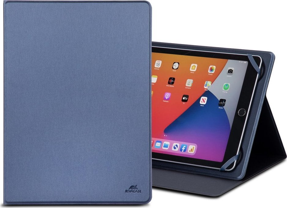 Etui na tablet RivaCase Dėklas planšetei Rivacase 3147 Tamsiai Mėlyna spalva - Dydis 9.7-10.5"