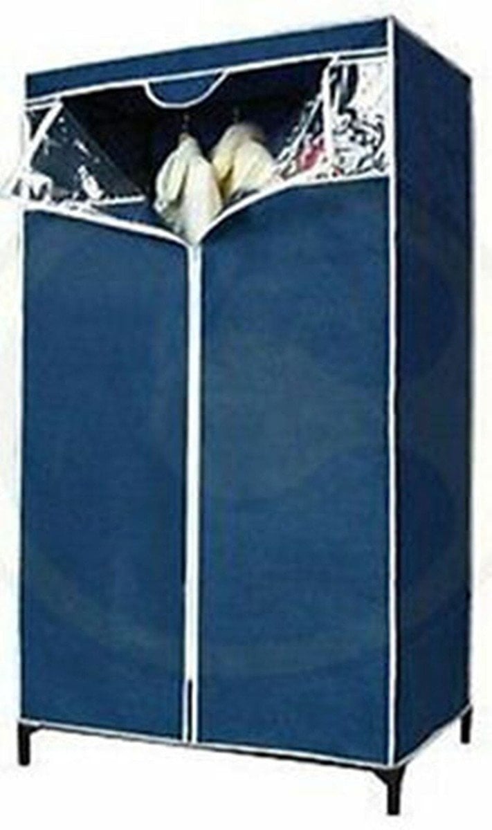Fabric wardrobe Armadio Jolly 75x50x160cm blue 8004226340249