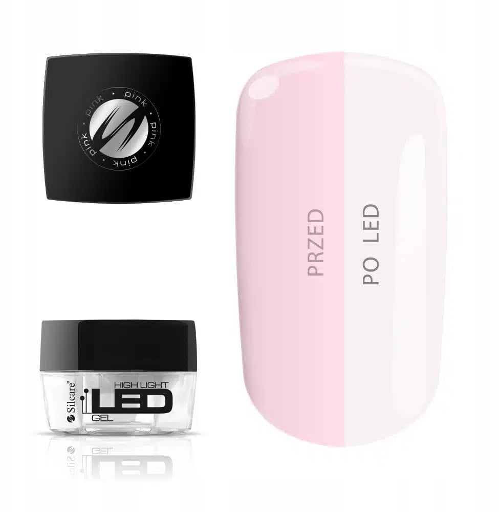 SILACRE_High Light LED żel budujący Pink 30g