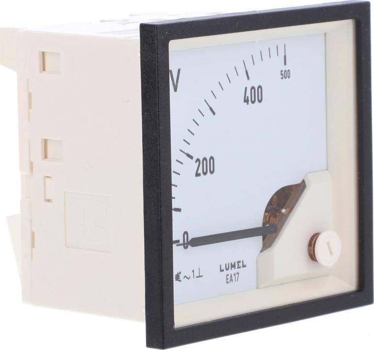 Lumel Woltomierz analogowy 72x72 N IP50 E615 500V pozycja pracy C3 K=90 st. bez atestu KJ EA17N E61500000000