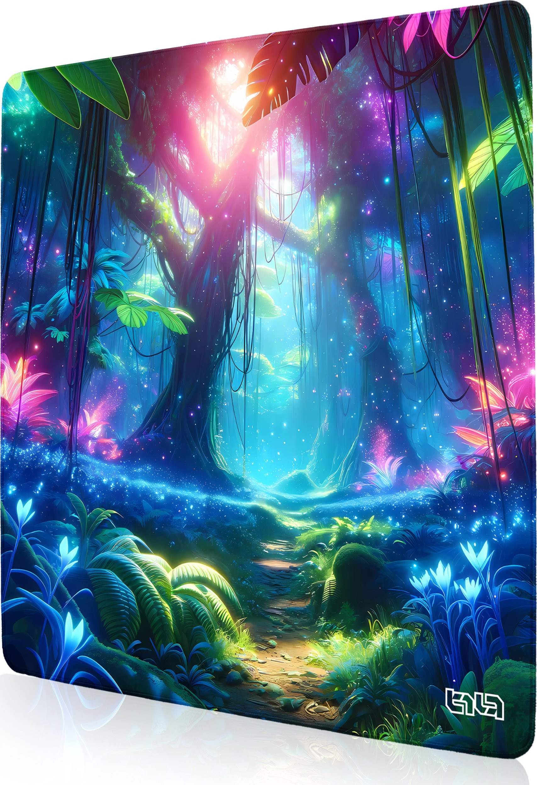 Podkładka Tilt PODKŁADKA POD KLAWIATURĘ Kosmiczny Las 30x30 TILT Dla gracza Prezent XXL