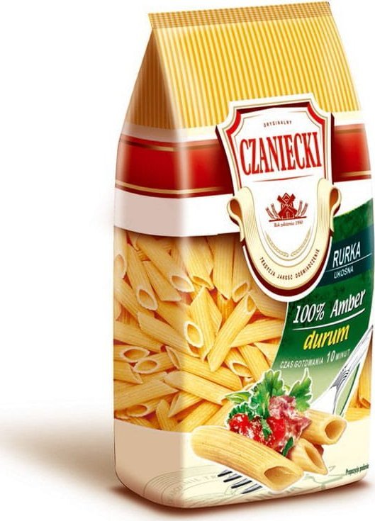 Czaniecki Makaron Czaniecki 5-jajeczny Rurka Ukośna 250g