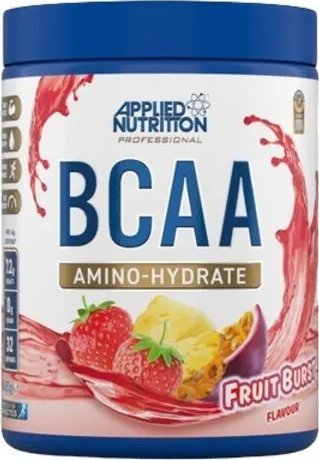 Applied Nutrition - Aminokwasy, BCAA Amino-Hydrate, Fruit Burst, Proszek 450g