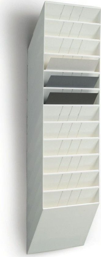 Durable Pojemniki na ścianę na dokumenty Flexiboxx 12 białe Durable