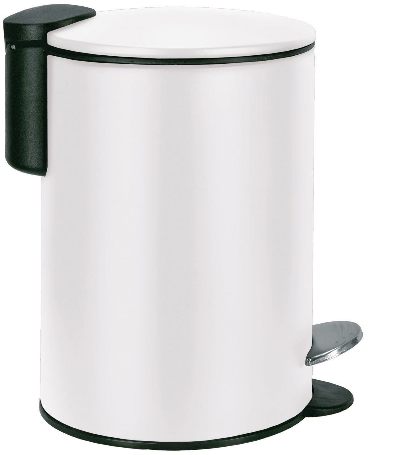 KLEINE WOLKE Silence Kosz łazien. biały 3 L