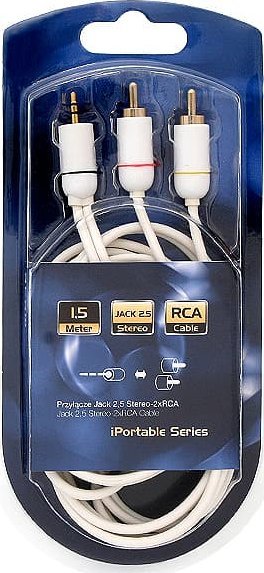 Kabel Blow 92-633# Przył.wt.2,5st-2xrca portable 1,5m