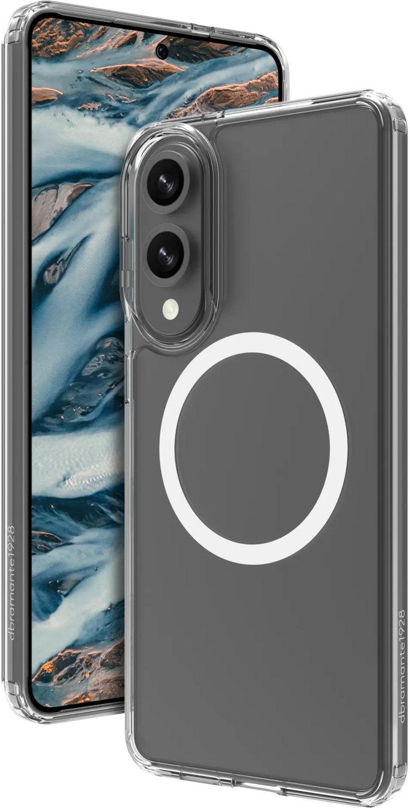 dbramante dbramante1928 Iceland Pro - Tylny pokrowiec na telefon komórkowy - tworzywo sztuczne - przezroczysty - fur Samsung Galaxy S25 Edge