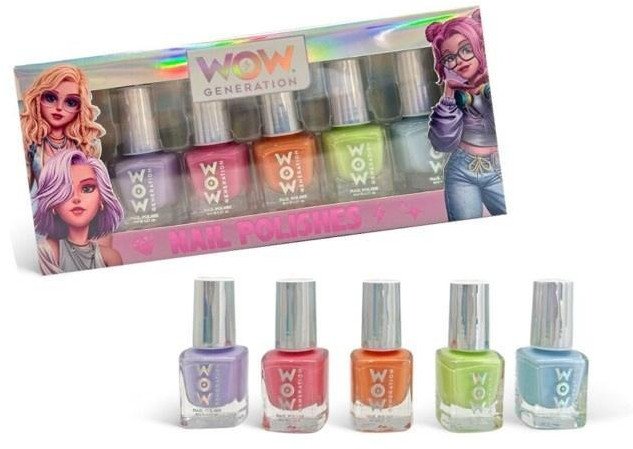 Kids Euroswan Lakier do paznokci pastel 5-pak