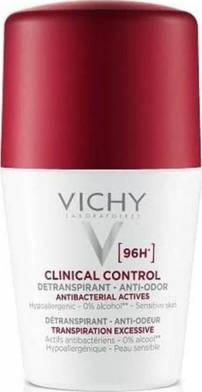 Vichy Dezodorant Roll-On Vichy Clinical Control 96 godzin Unisex dorośli (50 ml)