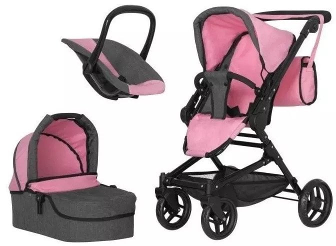 Wózek z gondolą i regulowaną rączką