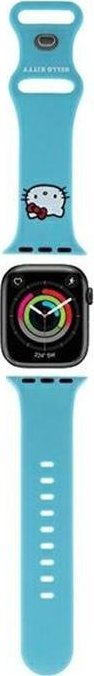 Hello Kitty Hello Kitty Silicone Kitty Head - Pasek do Apple Watch 38/40/41 mm (niebieski)
