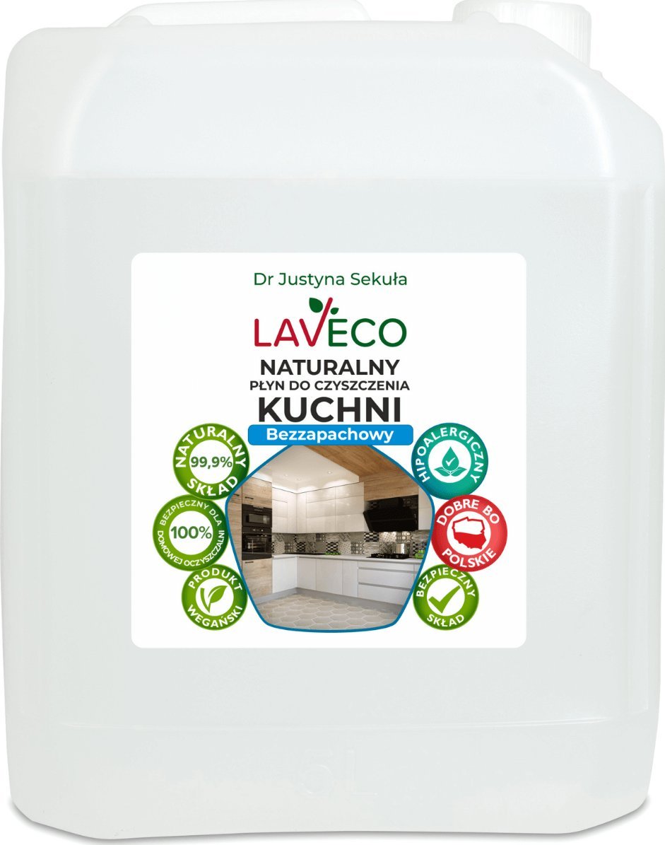 Naturalny płyn do czyszczenia kuchni bezzapachowy - 5 l