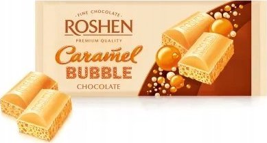 Roshen Czekolada karmelowa z bąbelkami 80 g