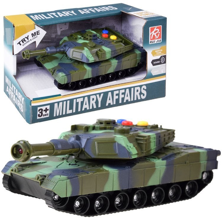 Jokomisiada Czołg wojskowy moro światła dźwięk ZA4267 ZI