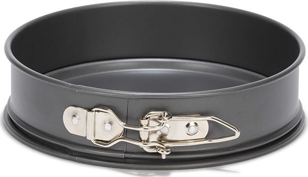 Patisse skokowy kształt z dnem 12 cm stal szara