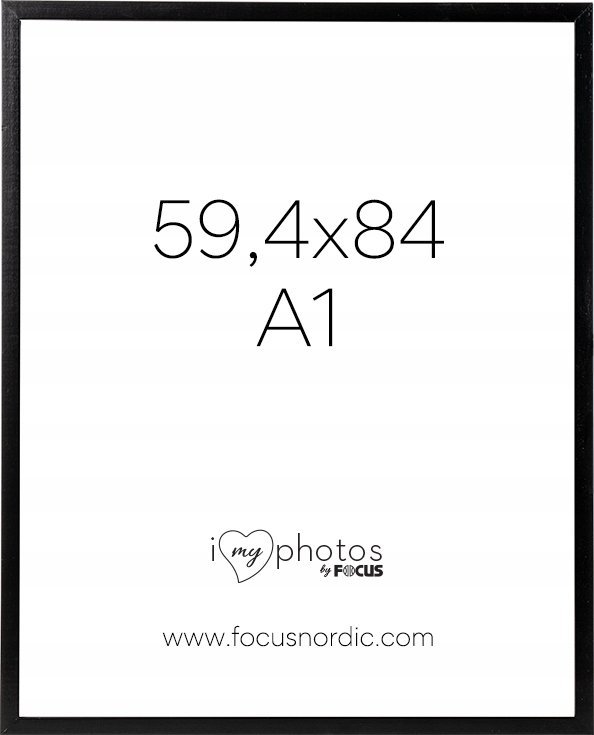 Ramka Focus Focus Soul Black 59,4x84 (A1)