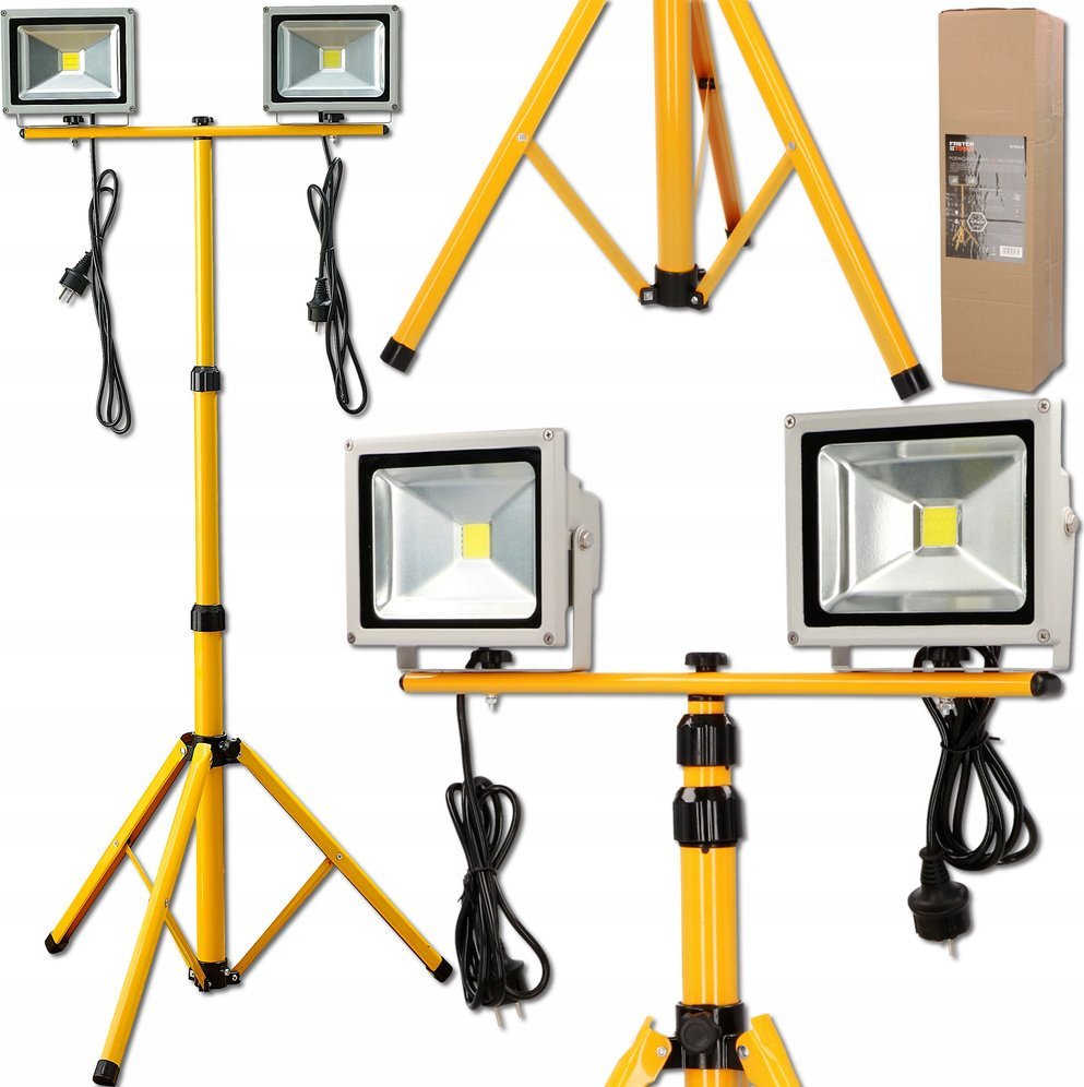 Faster Tools Halogen LED statyw budowlany 1600 lm 20W IP65