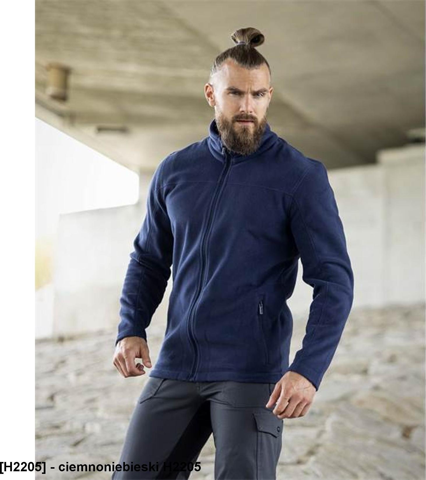 Ardon JOFLEX - Bluza polarowa męska ARDONJOFLEX czerwony S - ciemnoniebieski H2205 M