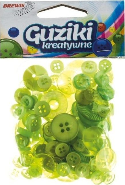 BREWIS Guziki kreatywne zielone 40g