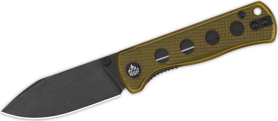 QSP Knife QSP CANARY FOLDER ULTEM STW BLACK QS150-J2 Yellow
