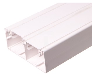 Kontakt-Simon Connect Kanał kablowy dwukomorowy Cabloplus PVC 130x55mm K45 czysta biel TK12102/9