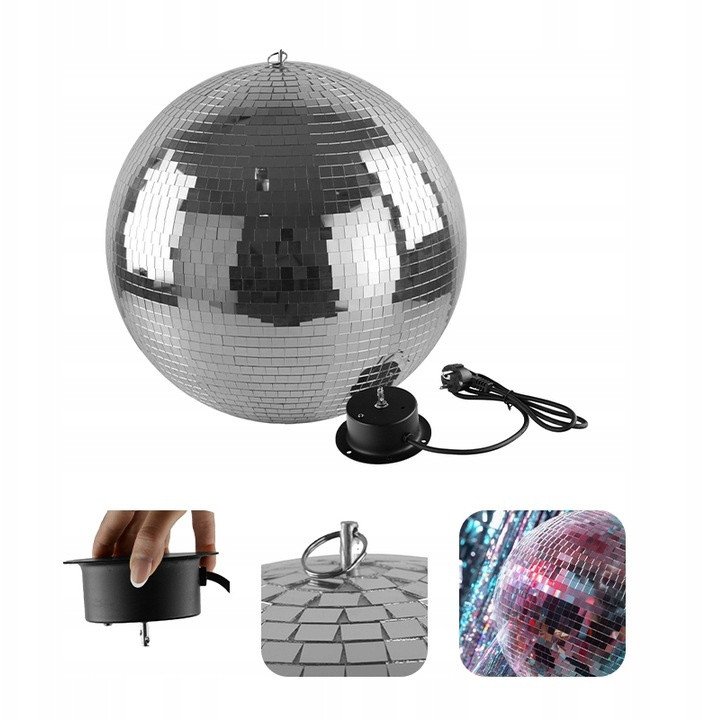 Kula lustrzana 50cm z napędem one size