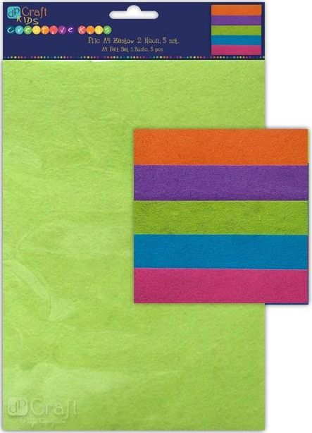 DP Craft Filc A4 neonowy