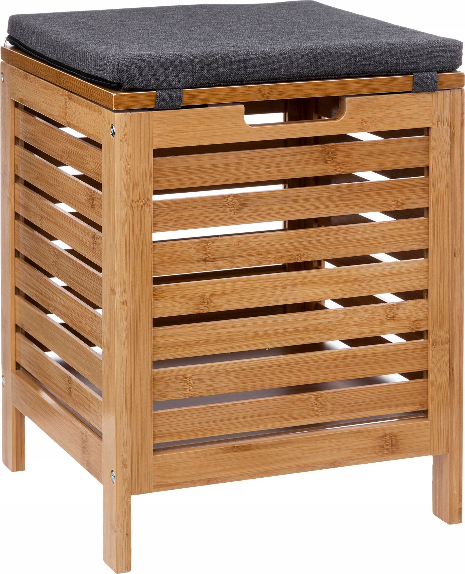 Kosz na pranie 5five Kosz na pranie z siedziskiem 2w1 BAMBOO