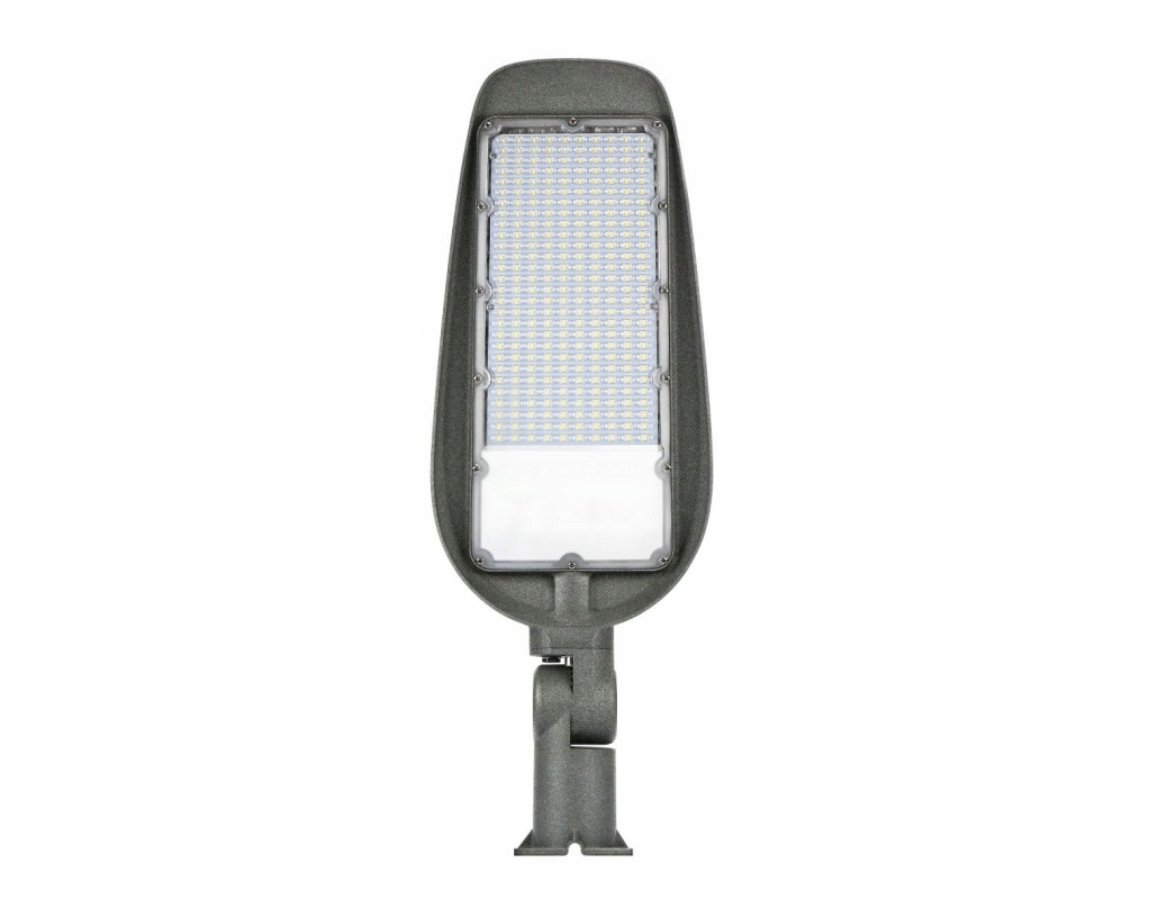 Ecolight Lampa uliczna LED 200W 22000lm zimna barwa 90/130 stopni szara 6500K EC79911