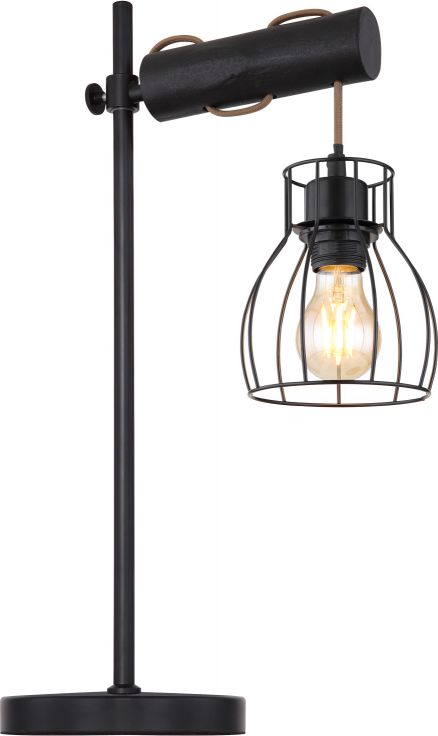 Lampa stołowa Globo Lampa nocna LED Ready industrialna Globo MINA 15326TNB