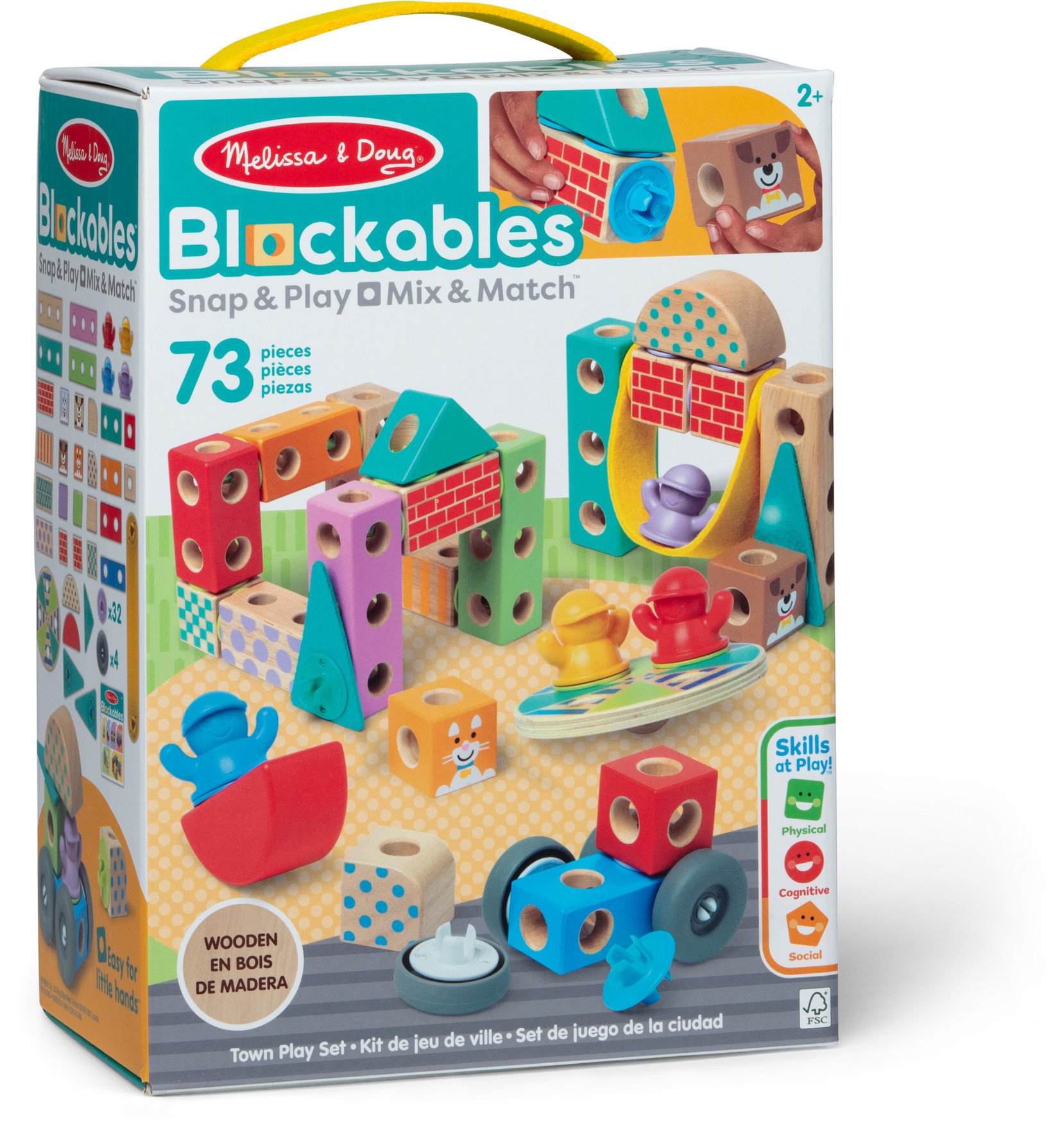 Melissa & Doug - Blockables Stadt Spielset