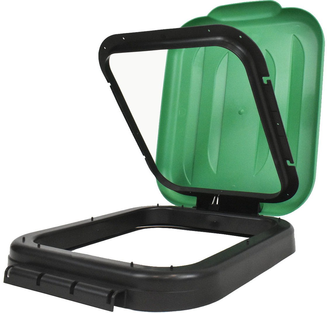 Pokrywa stojaka do segregacji odpadów zielona - MDRC